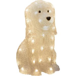 Konstsmide 6299-103 Acryl figuur Energielabel: F (A - G) Hond Warmwit LED Wit