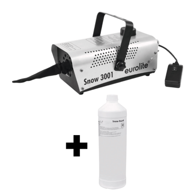Eurolite Snow 3001 Sneeuwmachine 700W + sneeuwvloeistof 1L
