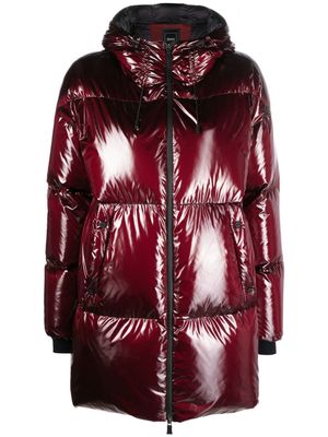 Herno doudoune à effet de brillance - Rouge