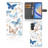 Telefoonhoesje | Met pasjeshouder | voor Samsung Galaxy A24 4G Vlinder