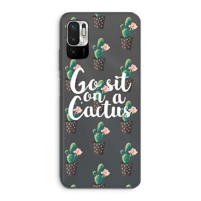 Cactus quote: Xiaomi Redmi Note 10 5G Transparant Hoesje