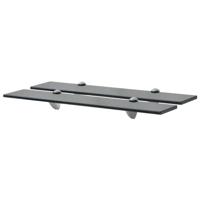 Schappen zwevend 2 st 60x20 cm 8 mm glas