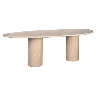Alexander Jones Eettafel Renaissance organisch Travertine