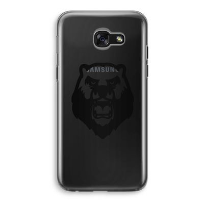 Angry Bear (black): Samsung Galaxy A5 (2017) Transparant Hoesje