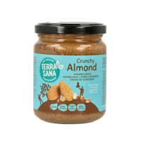 Amandelpasta bruin crunchy bio 250 Gram