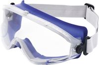 Promat Volzicht-veiligheidsbril | DAYLIGHT TOP | EN 166 | frame blauw, ring helder | polycarbonaat - 4000370055 - 4000370055 - thumbnail