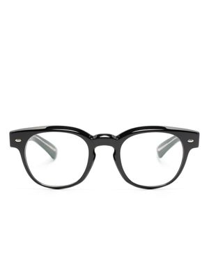 Oliver Peoples lunettes de vue à monture ronde - Noir