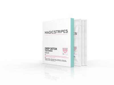 Magicstripes Masker Deep Detox Tightening Mask 3Stuks Magicstripes Masker Deep Detox Tightening Mask 3Stuks
