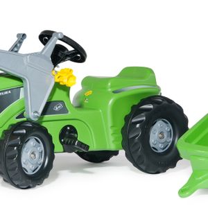 Rolly Toys traptractor RollyKiddy Futura junior groen/zwart