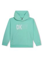 Dkny Kids hoodie en jersey à logo imprimé - Vert - thumbnail