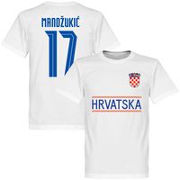 Kroatië Mandzukic Team T-Shirt 2021-2022 - thumbnail