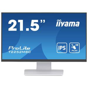 Iiyama 21,5 WHITE Bonded PCAP Touchscreen monitor Energielabel: C (A - G) 54.6 cm (21.5 inch) 1920 x 1080 Pixel 16:9 5 ms HDMI, DisplayPort, USB 3.2 Gen 1 IPS