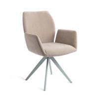 Jesper Home Eetkamerstoel 'Misaki' Turn Mint, Draaibaar, kleur Sand Strand