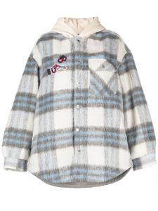 AAPE BY *A BATHING APE® chemise à patch logo - Gris