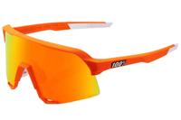 100% S3 Soft Tact Oranje Bril - Rode gespiegelde lenzen 100% S3 Soft Tact Oranje Bril - Rode gespiegelde lenzen