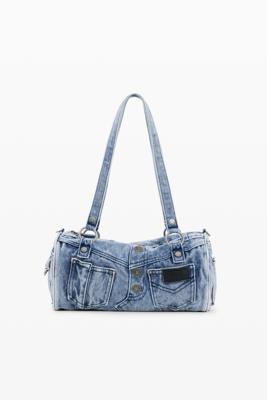 Denim tas met zakken - BLUE - U