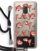 Blub: Samsung Galaxy A8 (2018) Transparant Hoesje met koord
