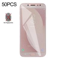 50 stuks non-Full matte Frosted gehard glas film voor Galaxy J7 (2017)/J7 Pro geen retail pakket