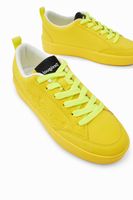 Sneakers met plateauzool en logo - YELLOW - 39 - thumbnail