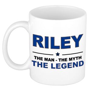 Riley The man, The myth the legend collega kado mokken/bekers 300 ml