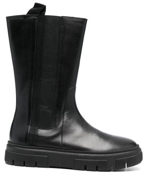 Geox bottines Isotte en cuir - Noir
