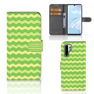 Huawei P30 Pro | Telefoon Hoesje | Waves Green
