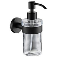 Plieger Vigo zeepdispenser glas met houder zwart 4784426 - thumbnail