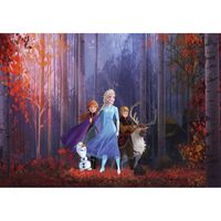 Fotobehang - Frozen Autumn Glade 400x280cm - Vliesbehang