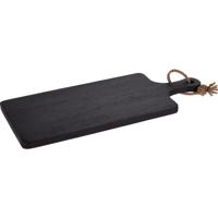 Basic Rubberwood snijplank 50x15x2 cm zwart