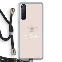 Be(e) kind: Sony Xperia 5 II Transparant Hoesje met koord