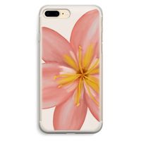 Pink Ellila Flower: iPhone 7 Plus Transparant Hoesje