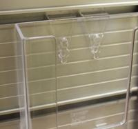 Slatwall clip -set-voor Taymar wandbakje