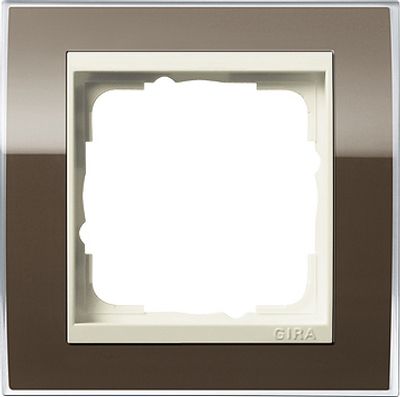 Gira Event Clear Bruin afdekraam Creme enkel 0211761