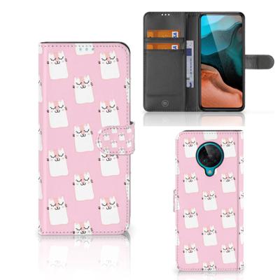 Xiaomi Poco F2 Pro | Telefoonhoesje | Met pasjeshouder | Sleeping Cats