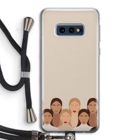 Girls girls girls: Samsung Galaxy S10e Transparant Hoesje met koord