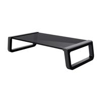 Trust Monta Monitorstandaard van gehard glas Desktop accessoire Zwart