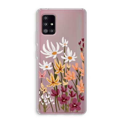 Painted wildflowers: Samsung Galaxy A51 5G Transparant Hoesje