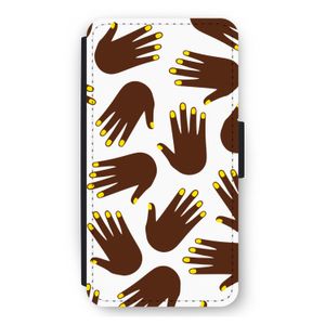 Hands dark: iPhone 12 mini Flip Hoesje