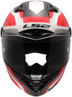 LS2 integraalhelm "ff805 thunder carbon gp diamond helmet ff805 thunder gp rhombus white/red size