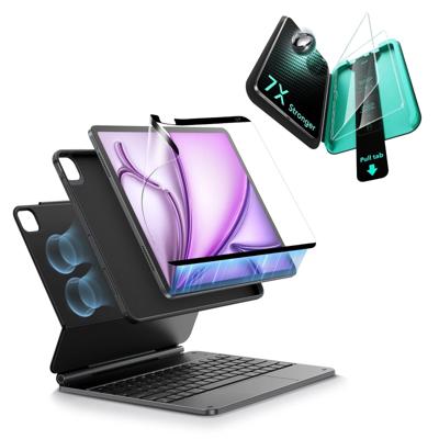 iPad Air 13" (M4, 2026) Bundle Rebound Magnet-Tastaturhülle 360° + Armorite & Paper-Feel Displayschutz - DE Layout -Schwarz iPad Air 13" (M4, 2026) Bundle Rebound Magnet-Tastaturhülle 360° + Armorite & Paper-Feel Displayschutz - DE Layout -Schwarz