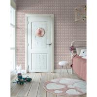 Noordwand Noordwand Behang Good Vibes Hexagon Pattern roze en paars