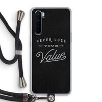 Never lose your value: OnePlus Nord Transparant Hoesje met koord