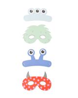 HEMA Feestmaskers monsters - 8 stuks