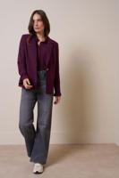 Studio Anneloes Mari Bonded Blazer 13352 Blazers 3800 Blackberry