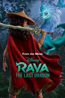 Raya and the Last Dragon Warrior in the Wild Poster 61x91.5cm - thumbnail