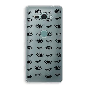 Eye pattern #2: Sony Xperia XZ2 Compact Transparant Hoesje