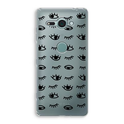 Eye pattern #2: Sony Xperia XZ2 Compact Transparant Hoesje