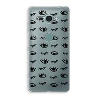 Eye pattern #2: Sony Xperia XZ2 Compact Transparant Hoesje