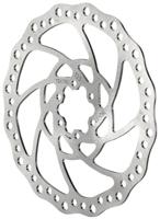Tektro tr160-17 remschijf rotor ø160mm 2.3mm 6-punt zilver