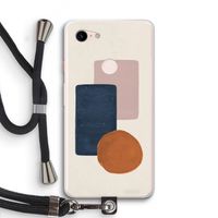 Geo #3: Pixel 3 XL Transparant Hoesje met koord